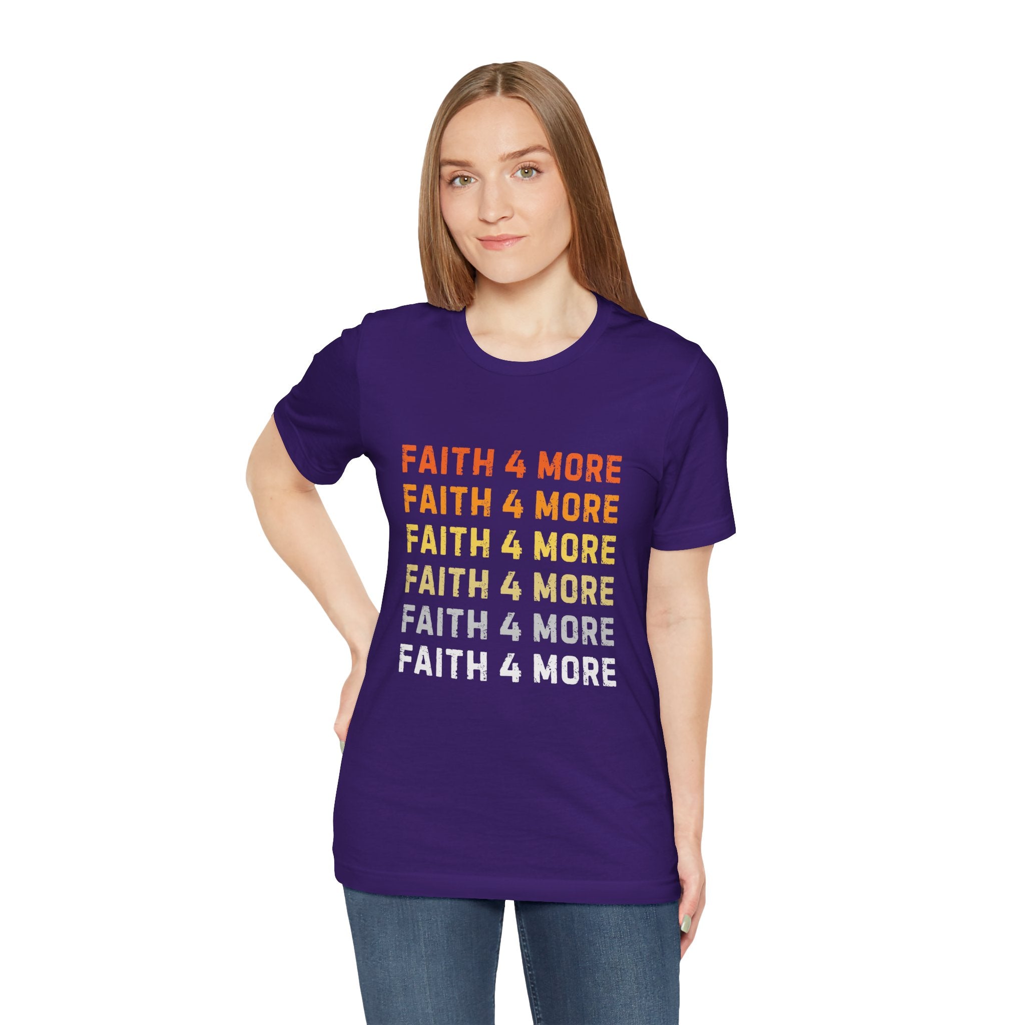 Faith 4 More — Unisex Jersey Tee  Faith 4 More HQ