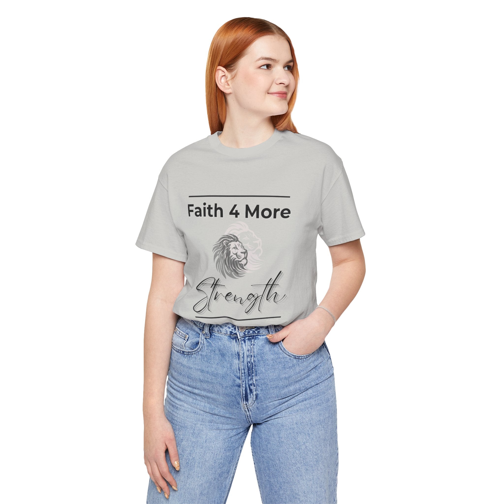 Faith 4 More Strength I — Unisex Jersey Tee  Faith 4 More HQ