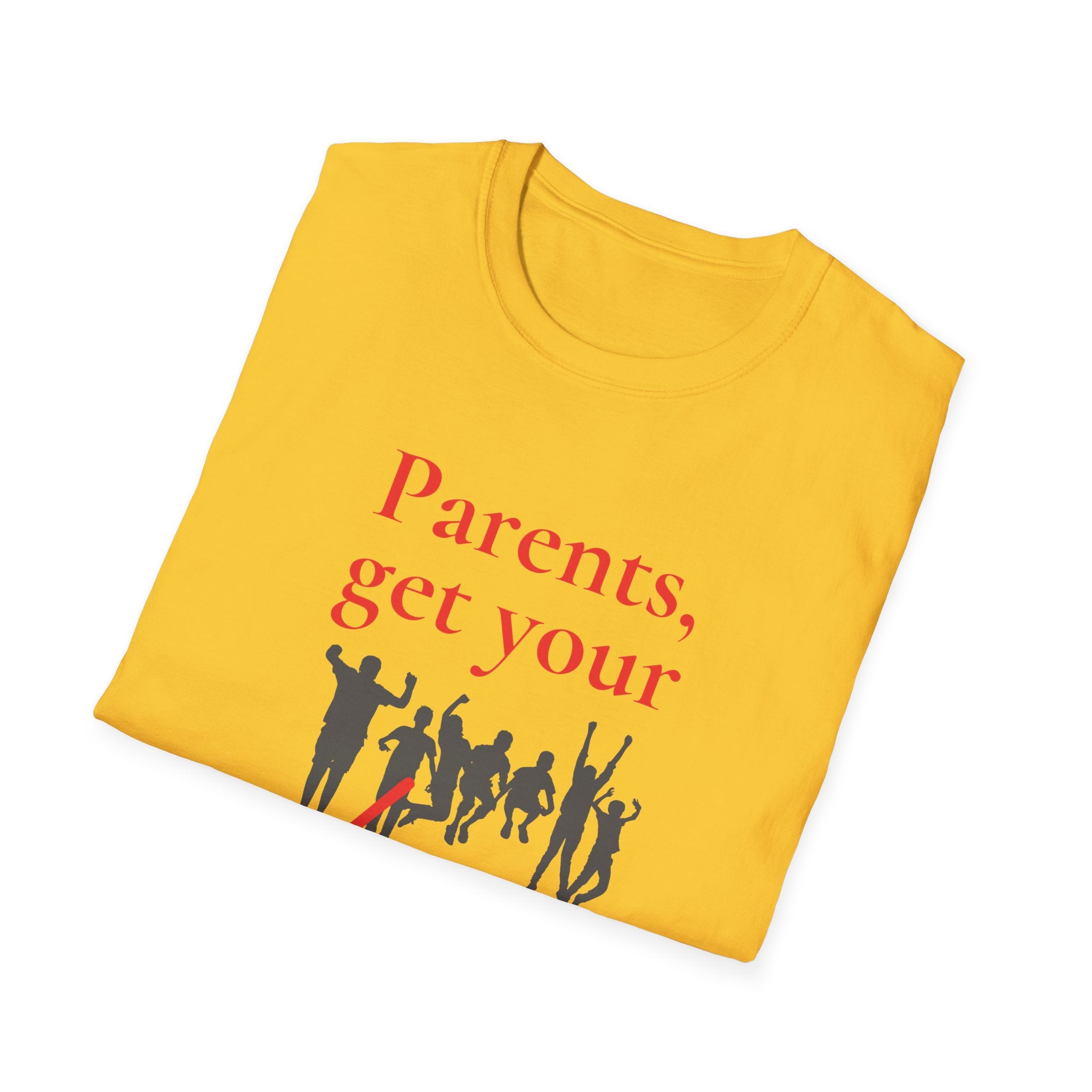 Parents Get Your Kids I — Unisex Softstyle T-Shirt  Faith 4 More HQ