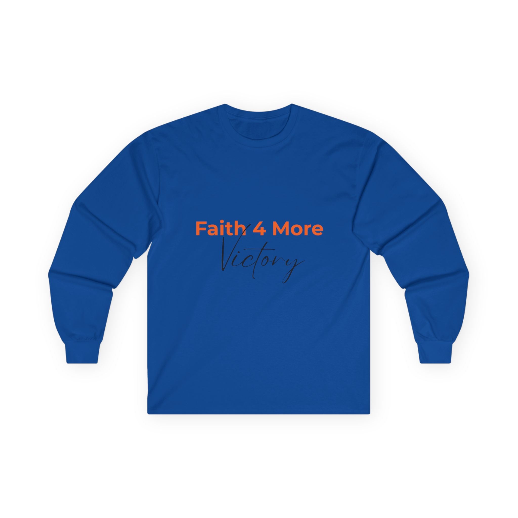 Faith 4 More Victory - Unisex Ultra Cotton Long Sleeve Tee Faith 4 More HQ