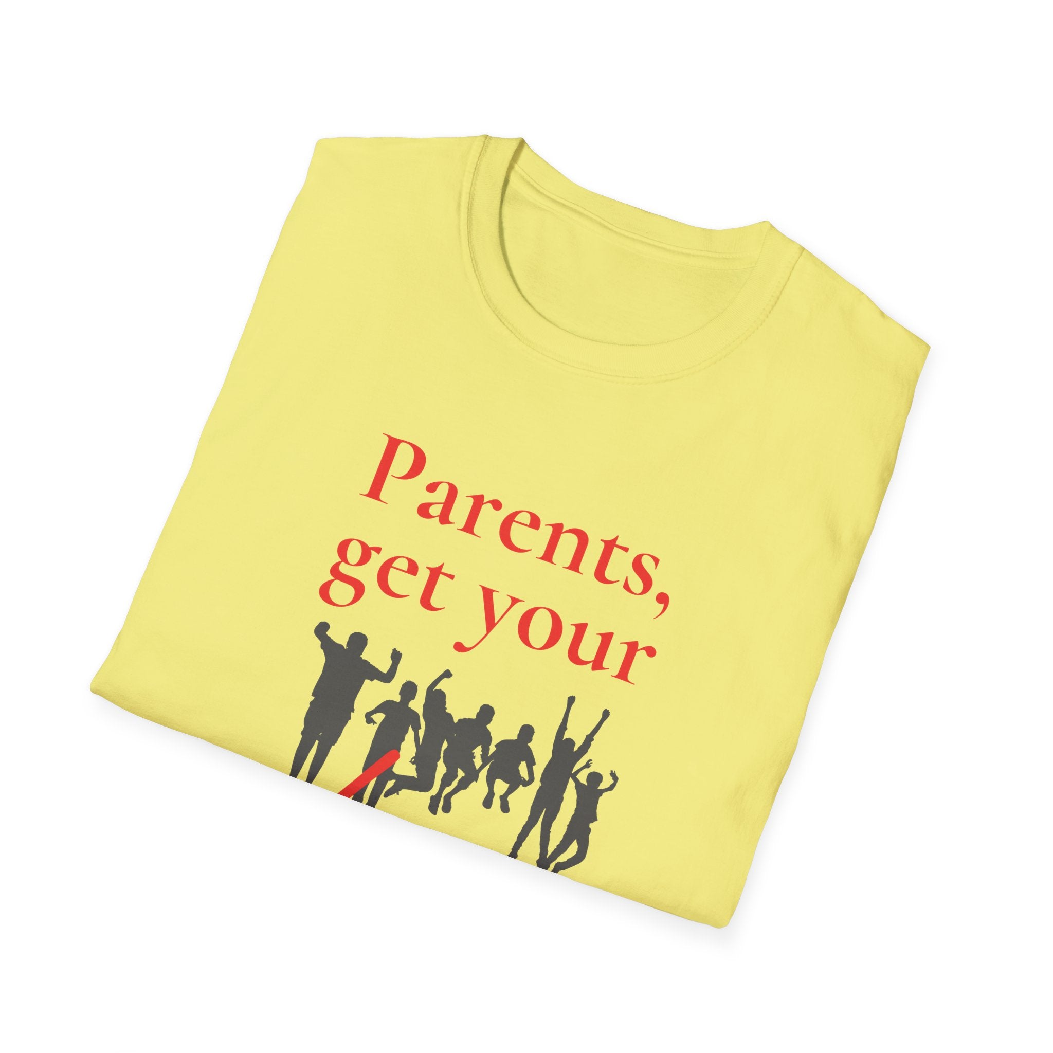 Parents Get Your Kids I — Unisex Softstyle T-Shirt  Faith 4 More HQ