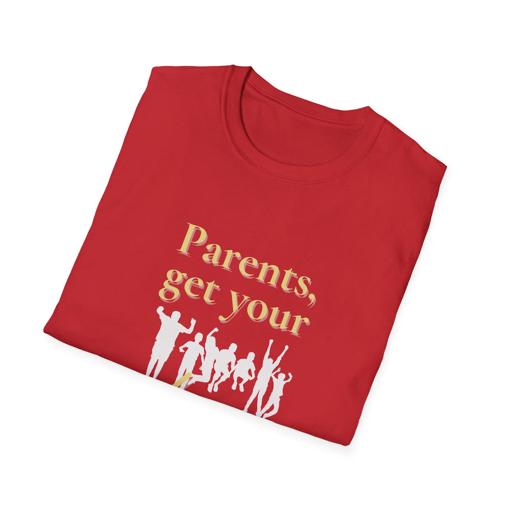 Parents Get Your Kids II — Unisex Softstyle T-Shirt  Faith 4 More HQ