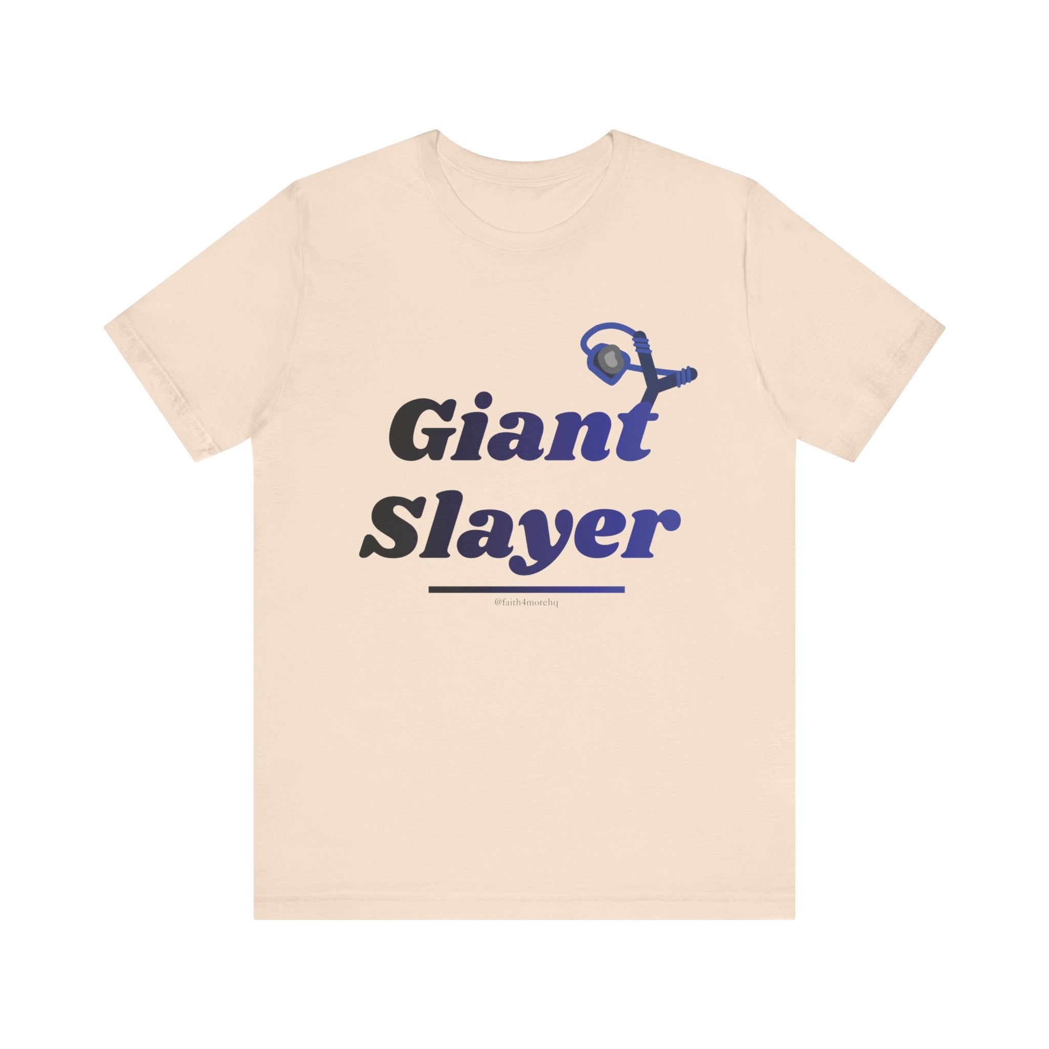 Giant Slayer II — Unisex Jersey Tee Faith 4 More HQ
