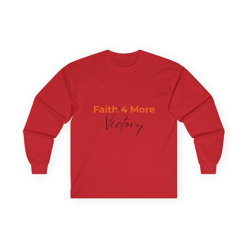 Faith 4 More Victory - Unisex Ultra Cotton Long Sleeve Tee Faith 4 More HQ