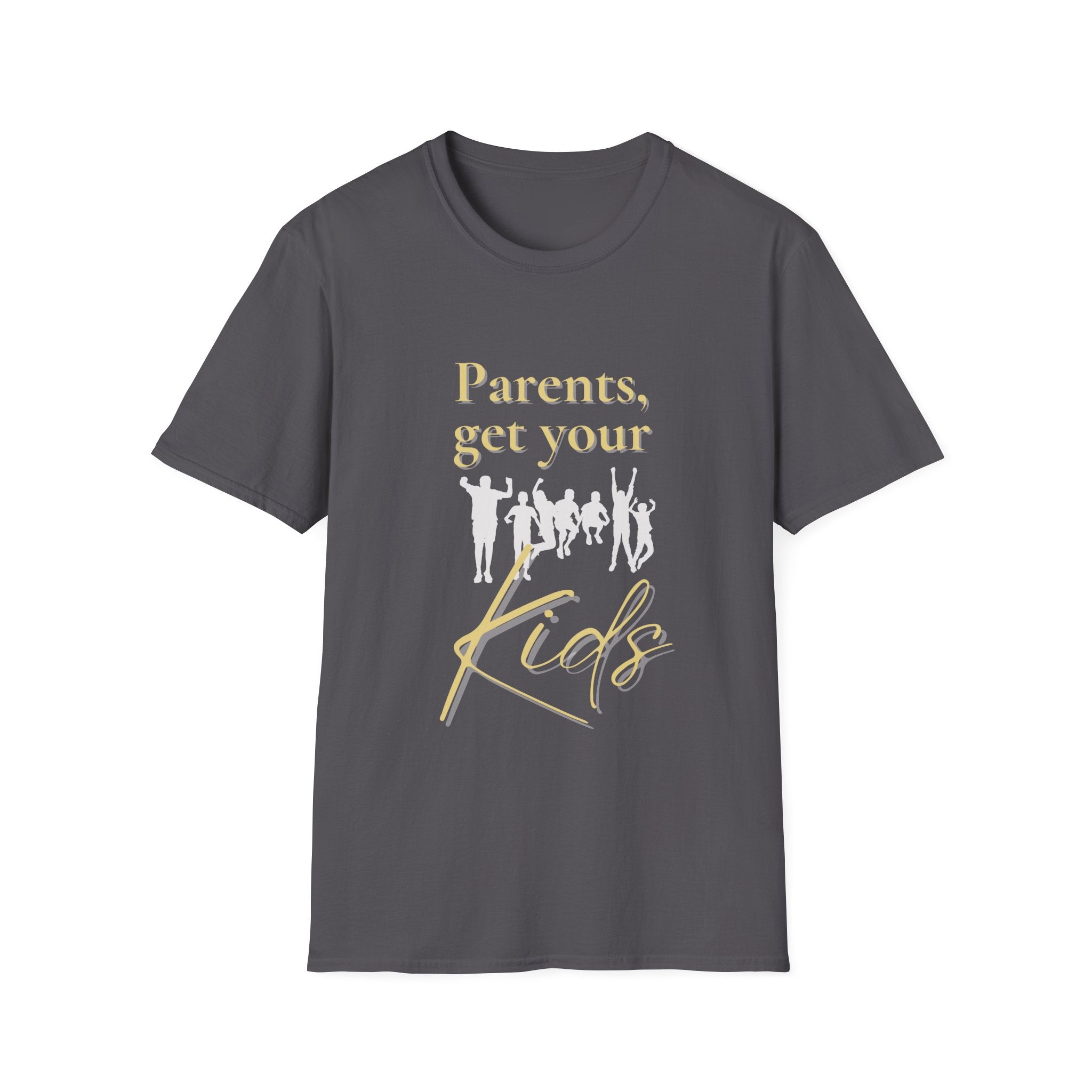 Parents Get Your Kids II — Unisex Softstyle T-Shirt  Faith 4 More HQ