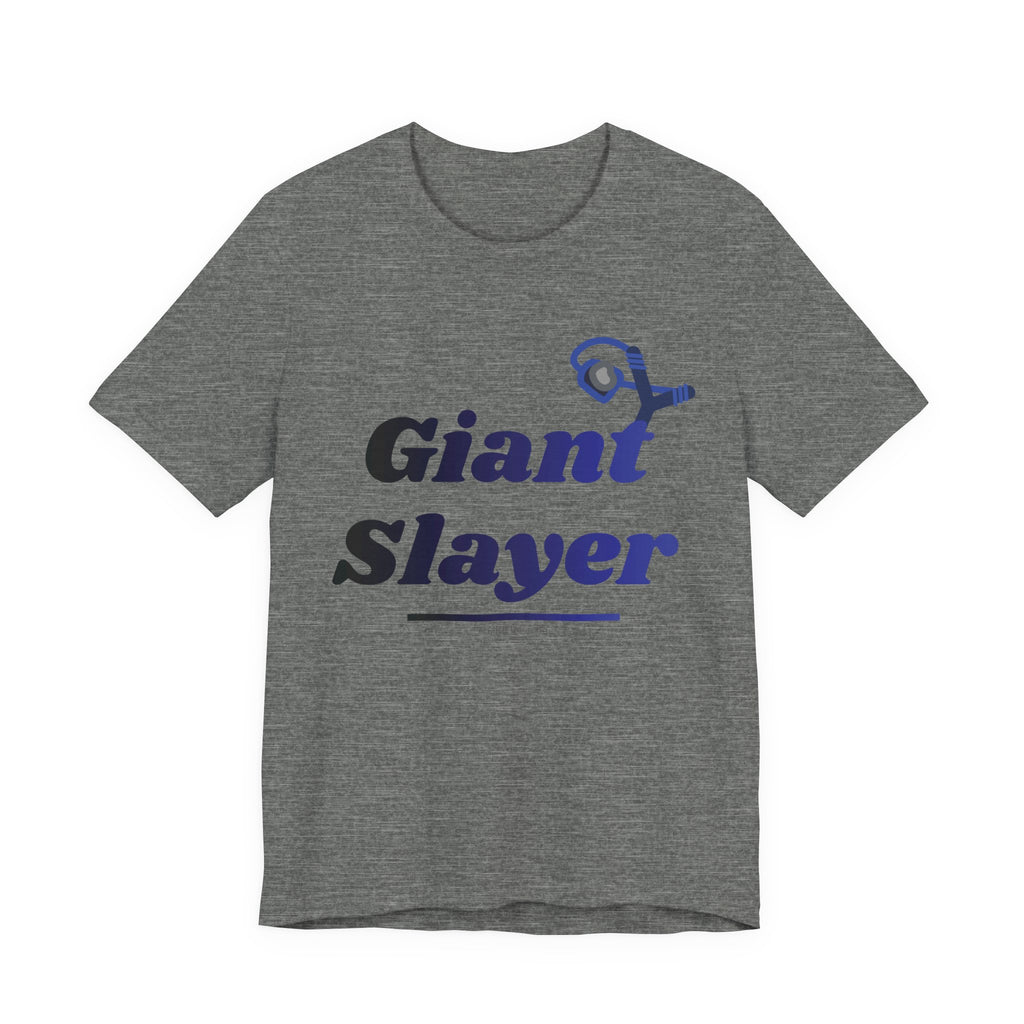 Giant Slayer II — Unisex Jersey Tee Faith 4 More HQ
