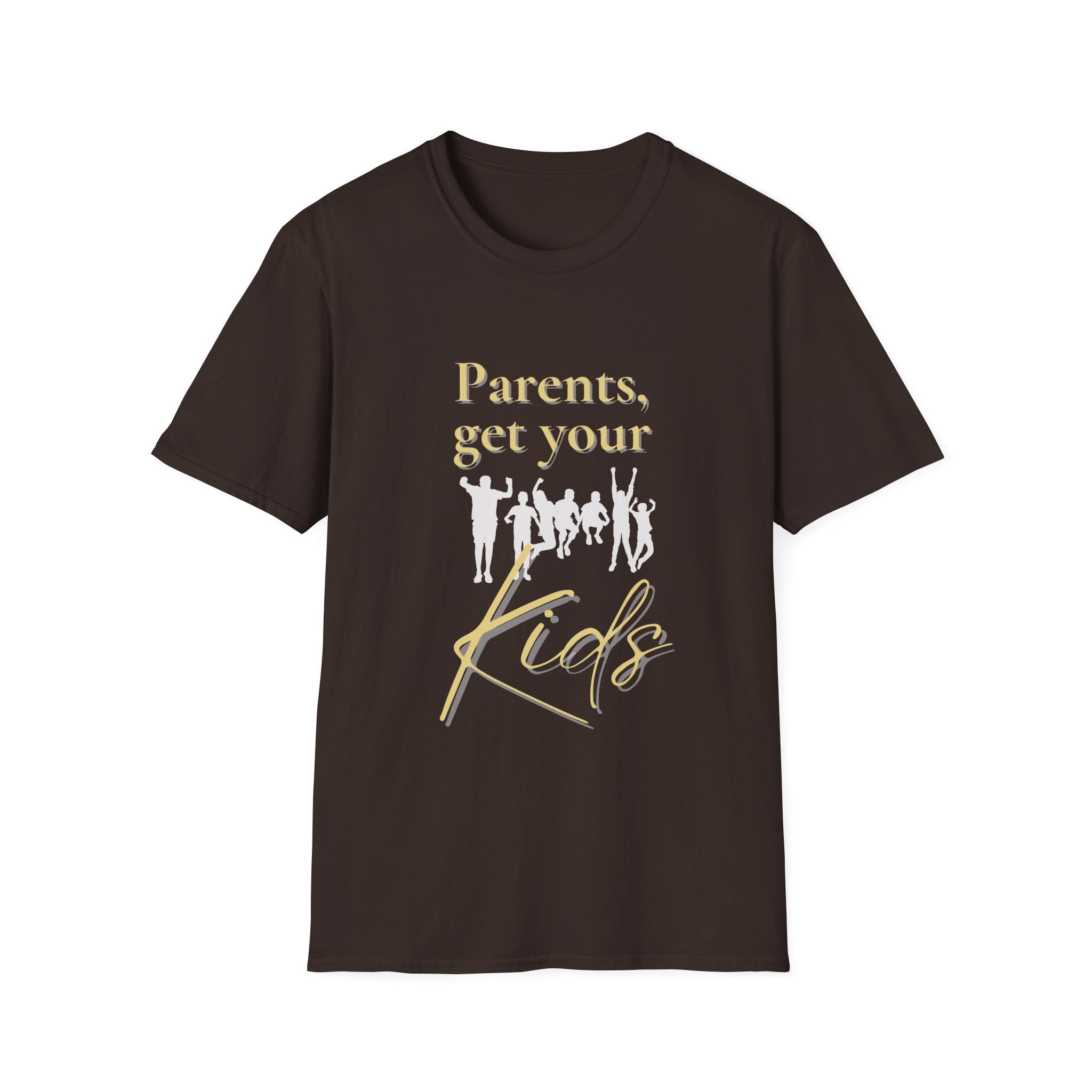 Parents Get Your Kids II — Unisex Softstyle T-Shirt  Faith 4 More HQ