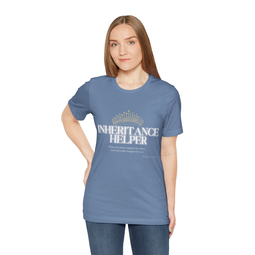 What you make happen for others — Unisex Jersey Tee Faith 4 More HQ