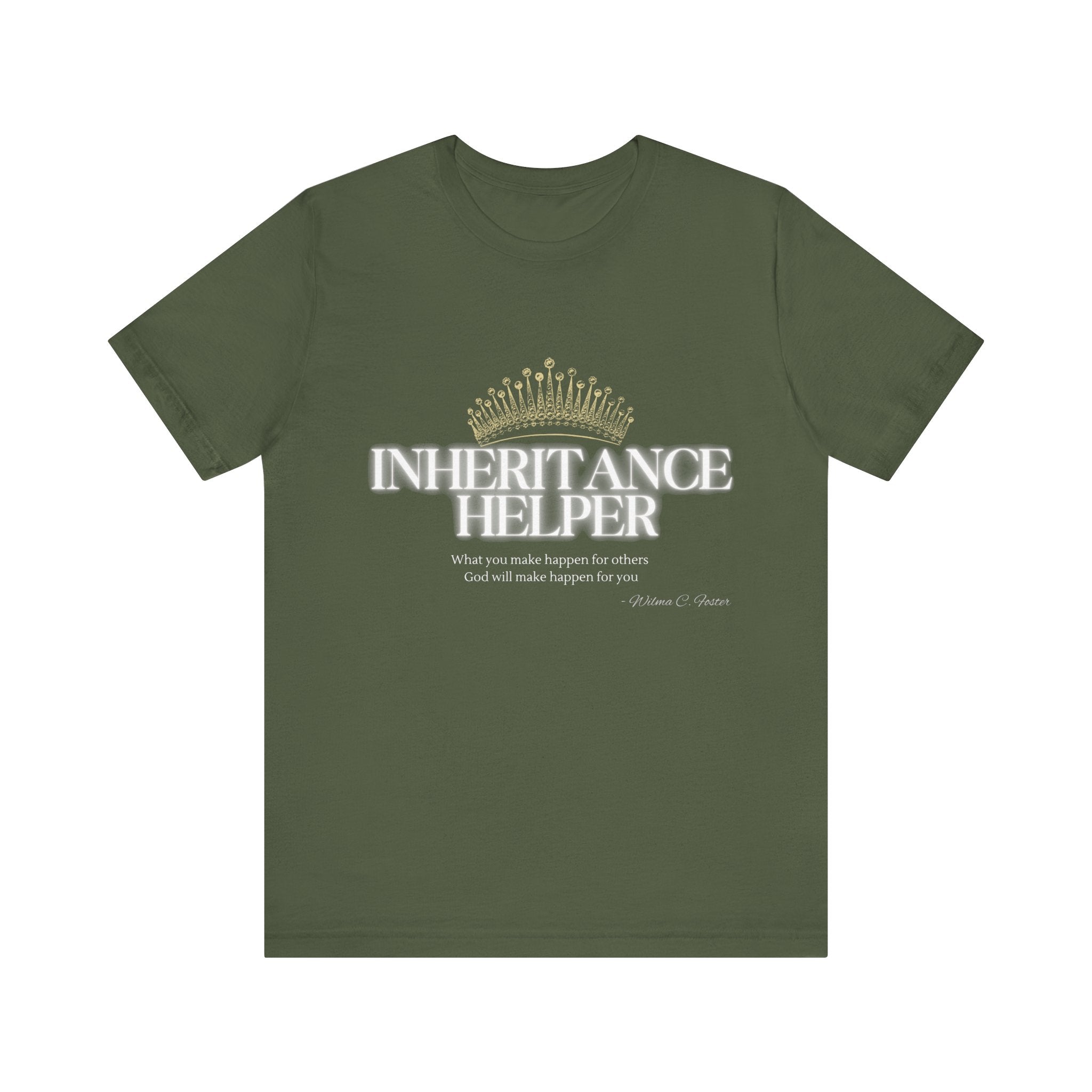 What you make happen for others — Unisex Jersey Tee Faith 4 More HQ