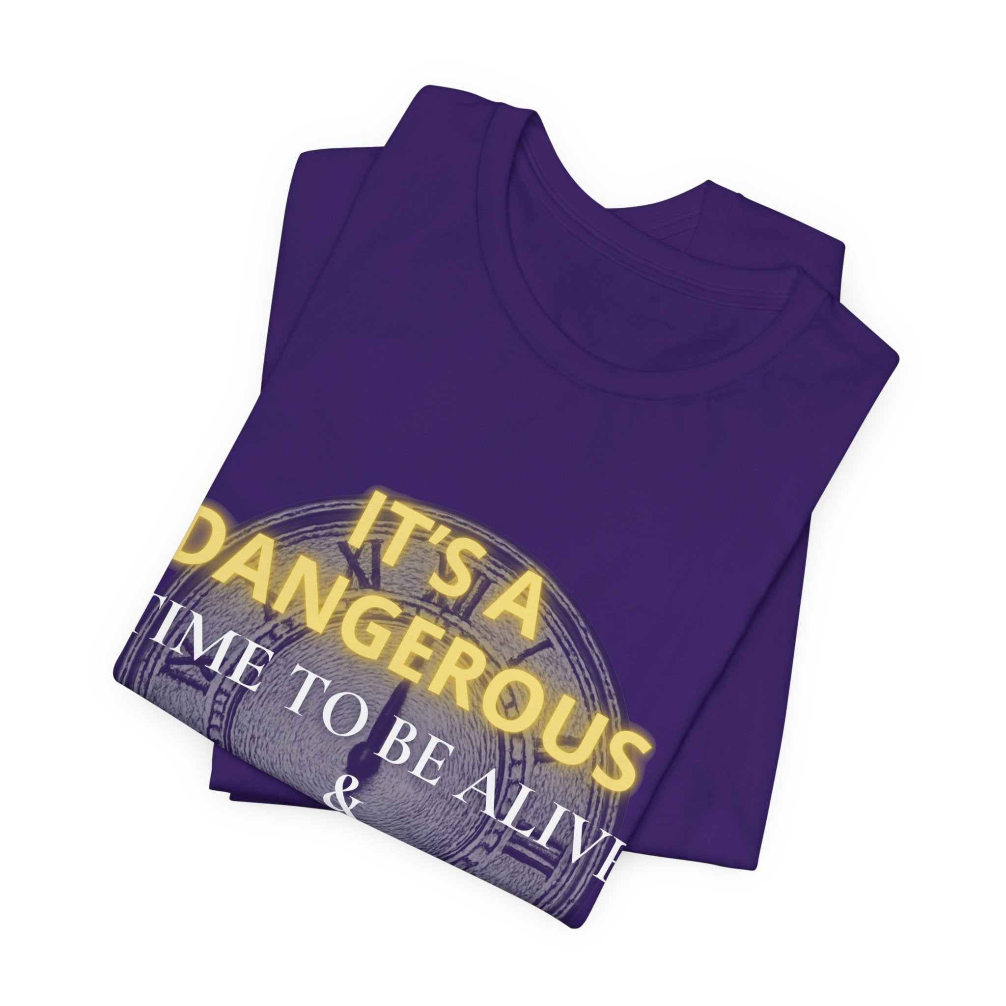 It's a dangerous time — Unisex Jersey Tee Faith 4 More HQ