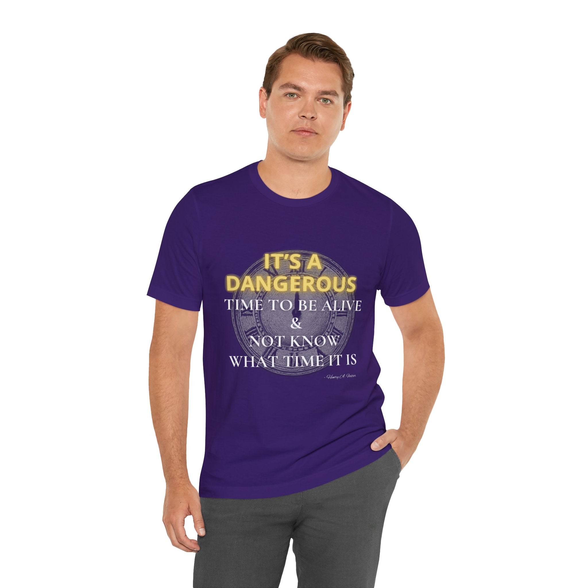 It's a dangerous time — Unisex Jersey Tee Faith 4 More HQ