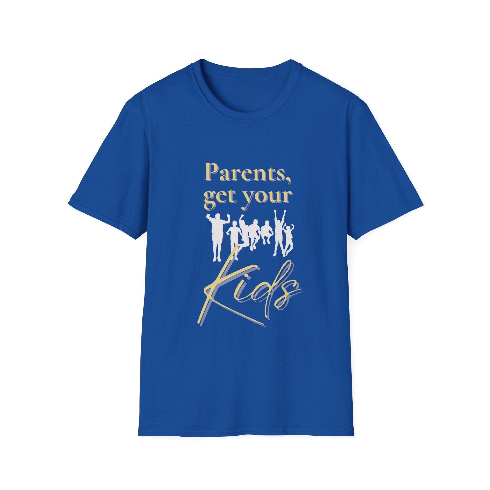Parents Get Your Kids II — Unisex Softstyle T-Shirt  Faith 4 More HQ