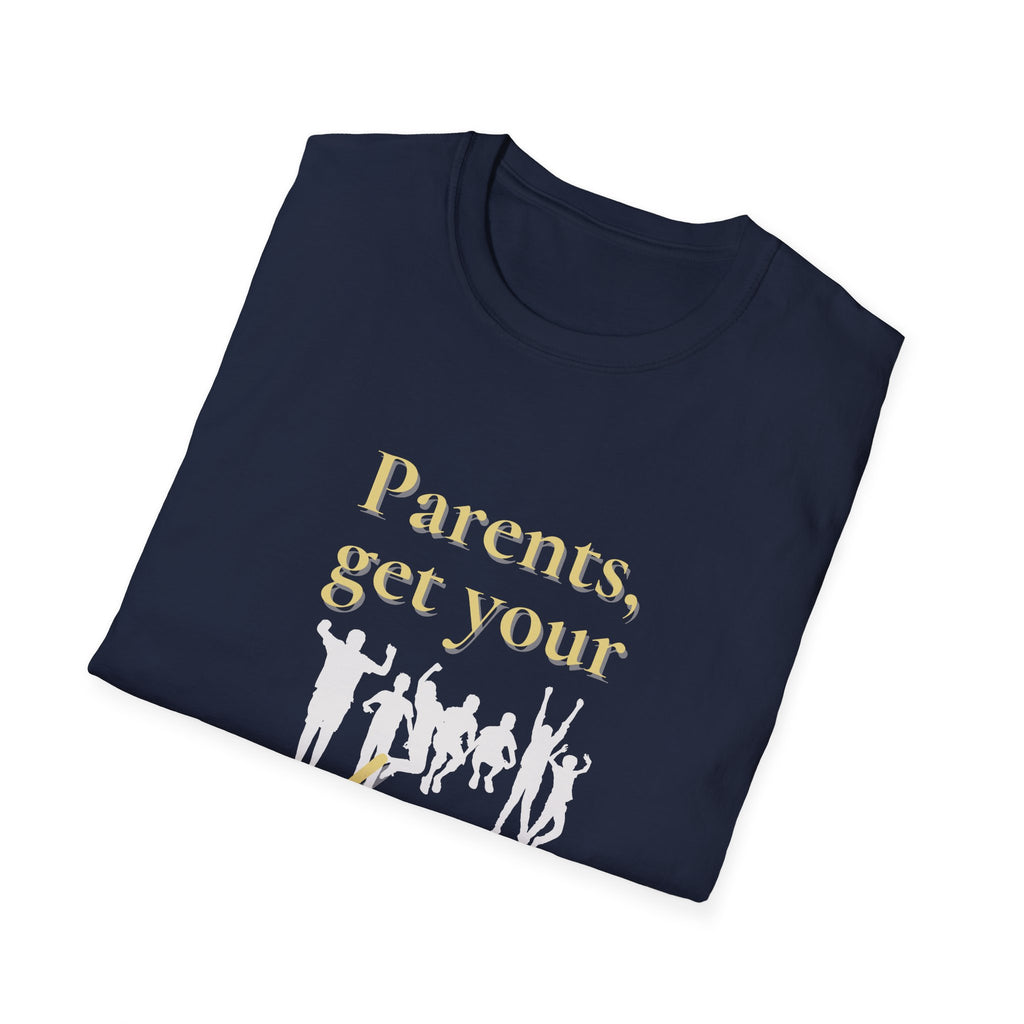 Parents Get Your Kids II — Unisex Softstyle T-Shirt  Faith 4 More HQ