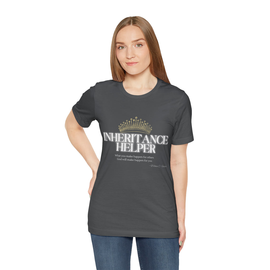 What you make happen for others — Unisex Jersey Tee Faith 4 More HQ