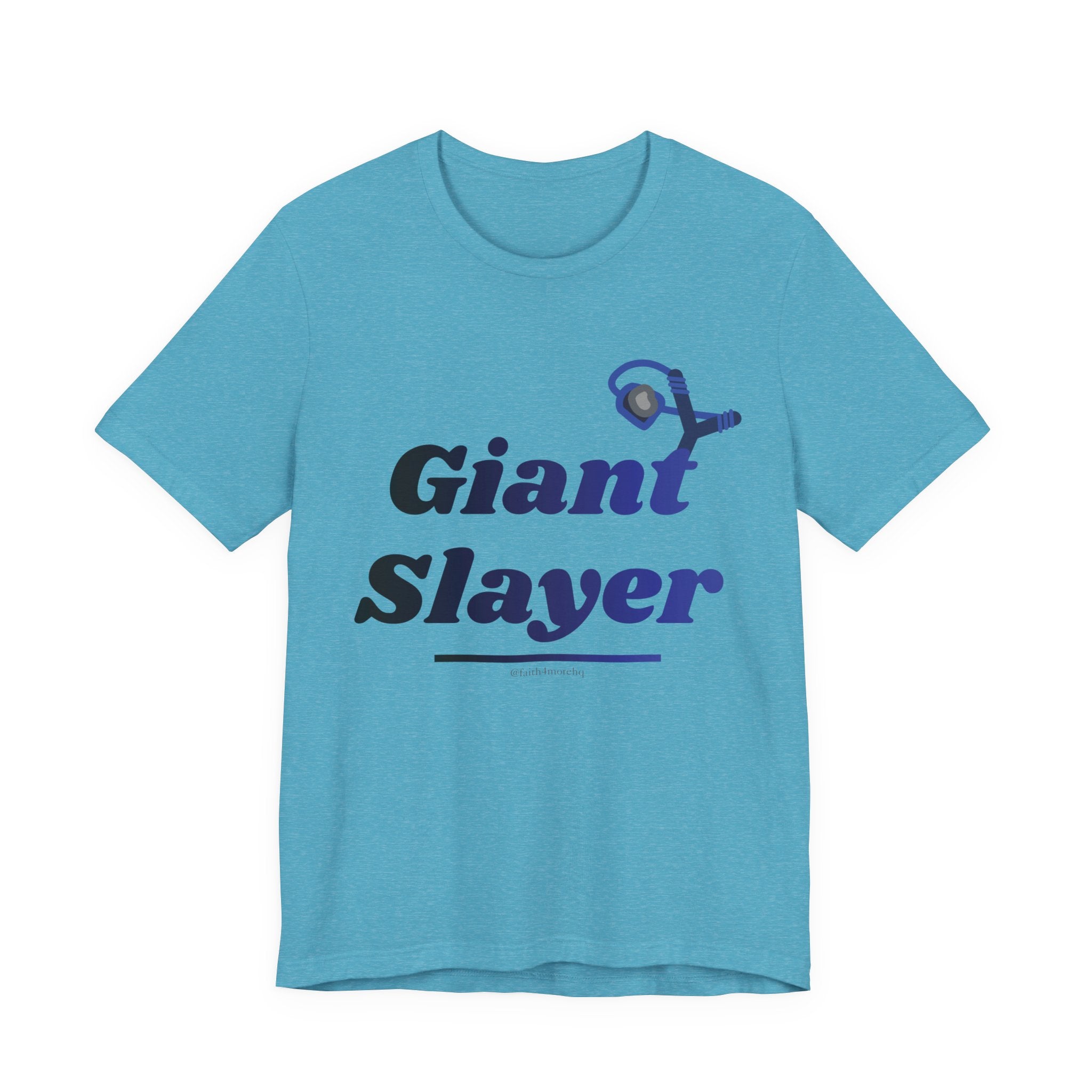 Giant Slayer II — Unisex Jersey Tee Faith 4 More HQ