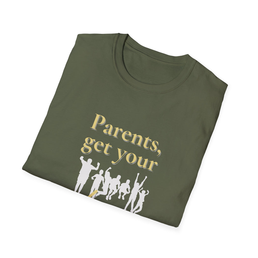 Parents Get Your Kids II — Unisex Softstyle T-Shirt  Faith 4 More HQ