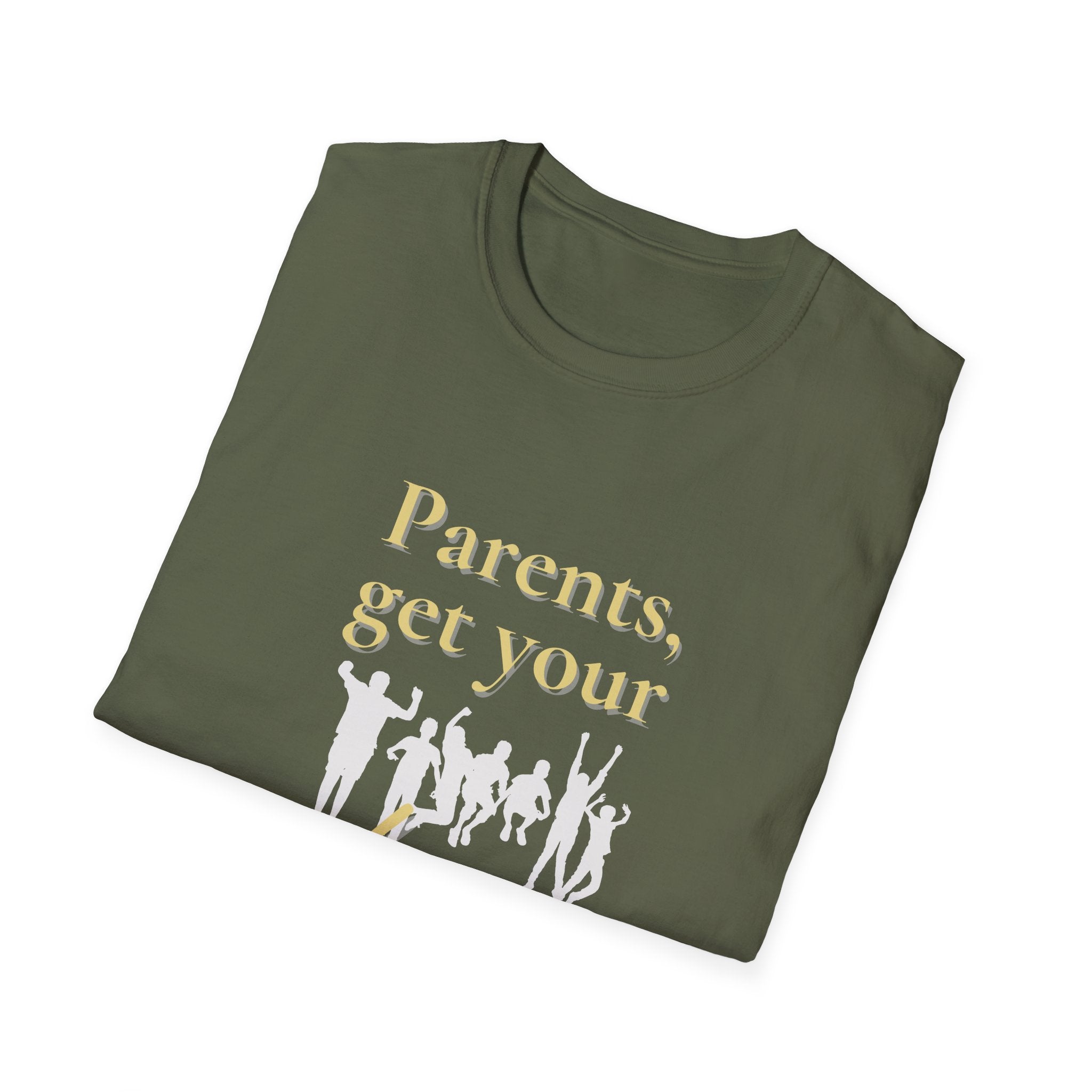 Parents Get Your Kids II — Unisex Softstyle T-Shirt  Faith 4 More HQ