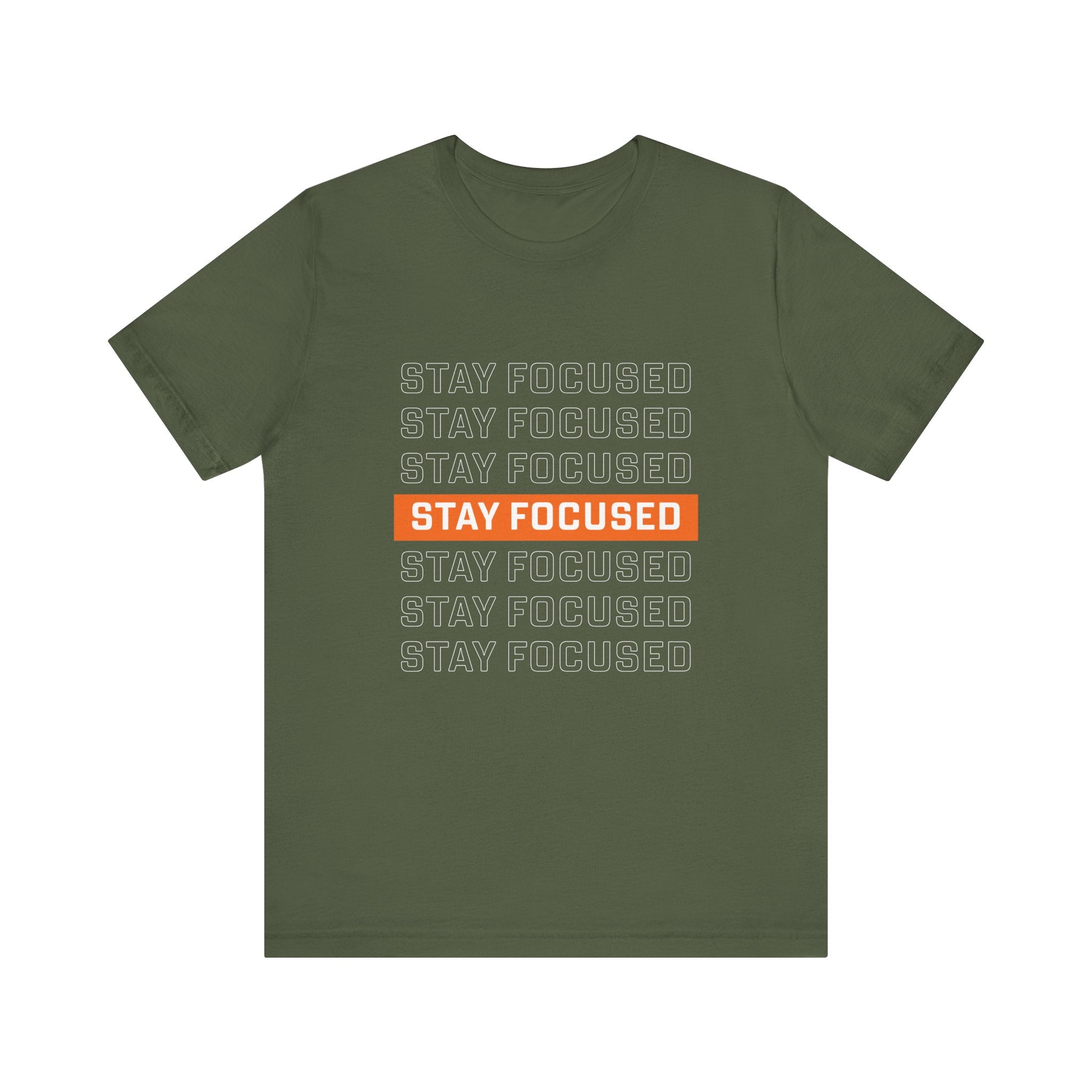 Stay Focused — Unisex Jersey Tee Faith 4 More HQ