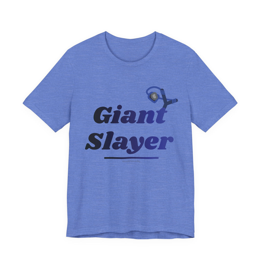 Giant Slayer II — Unisex Jersey Tee Faith 4 More HQ