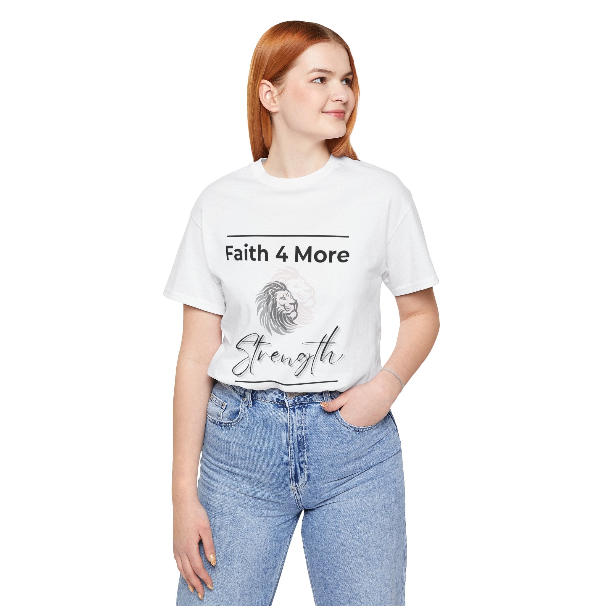 Faith 4 More Strength I — Unisex Jersey Tee  Faith 4 More HQ