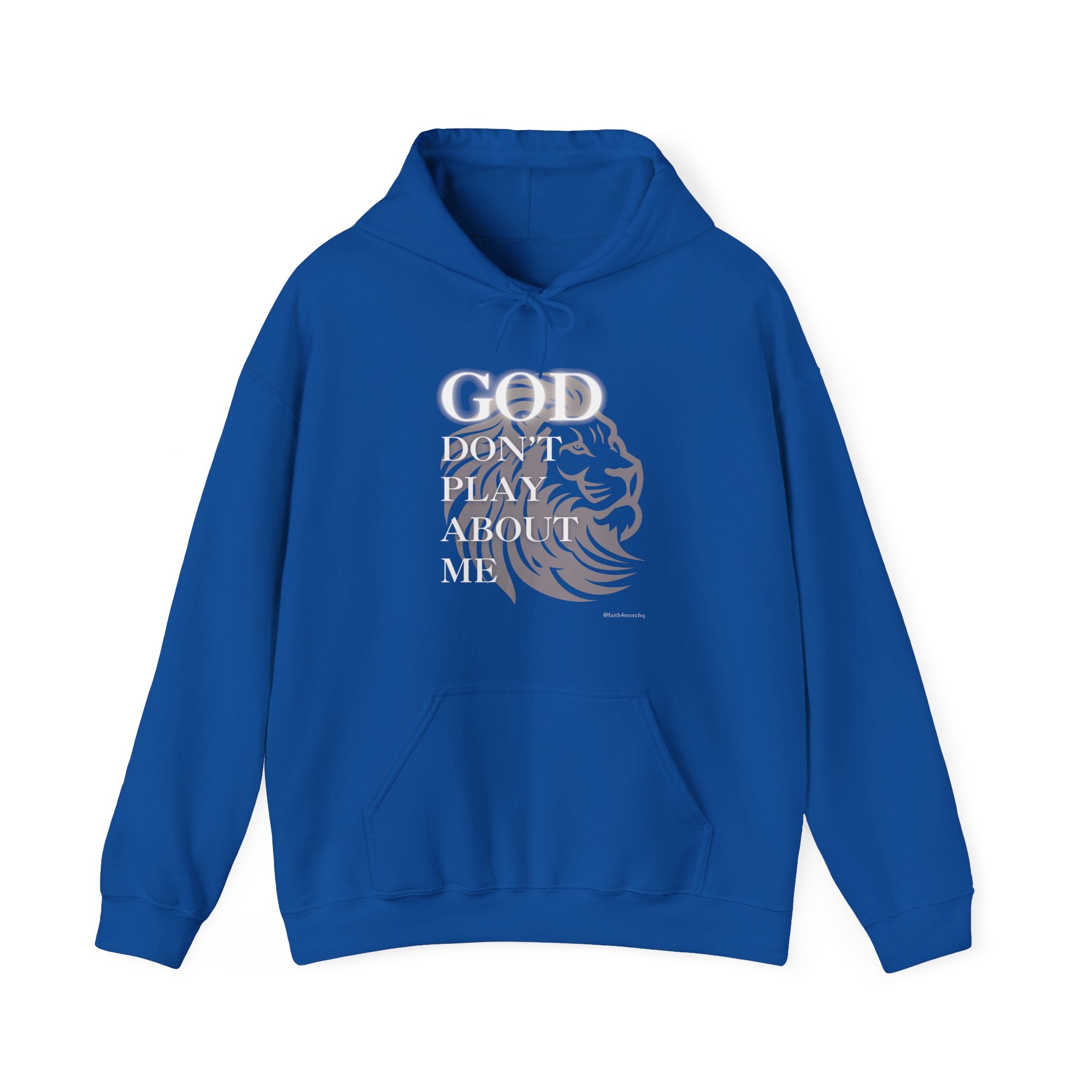 God Don't Play About Me I — Unisex Hooded Sweatshirt Faith 4 More HQ