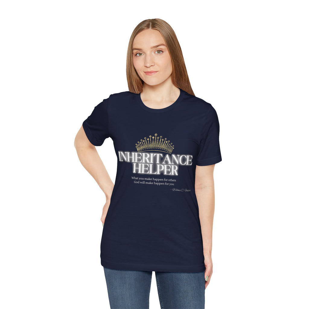 What you make happen for others — Unisex Jersey Tee Faith 4 More HQ