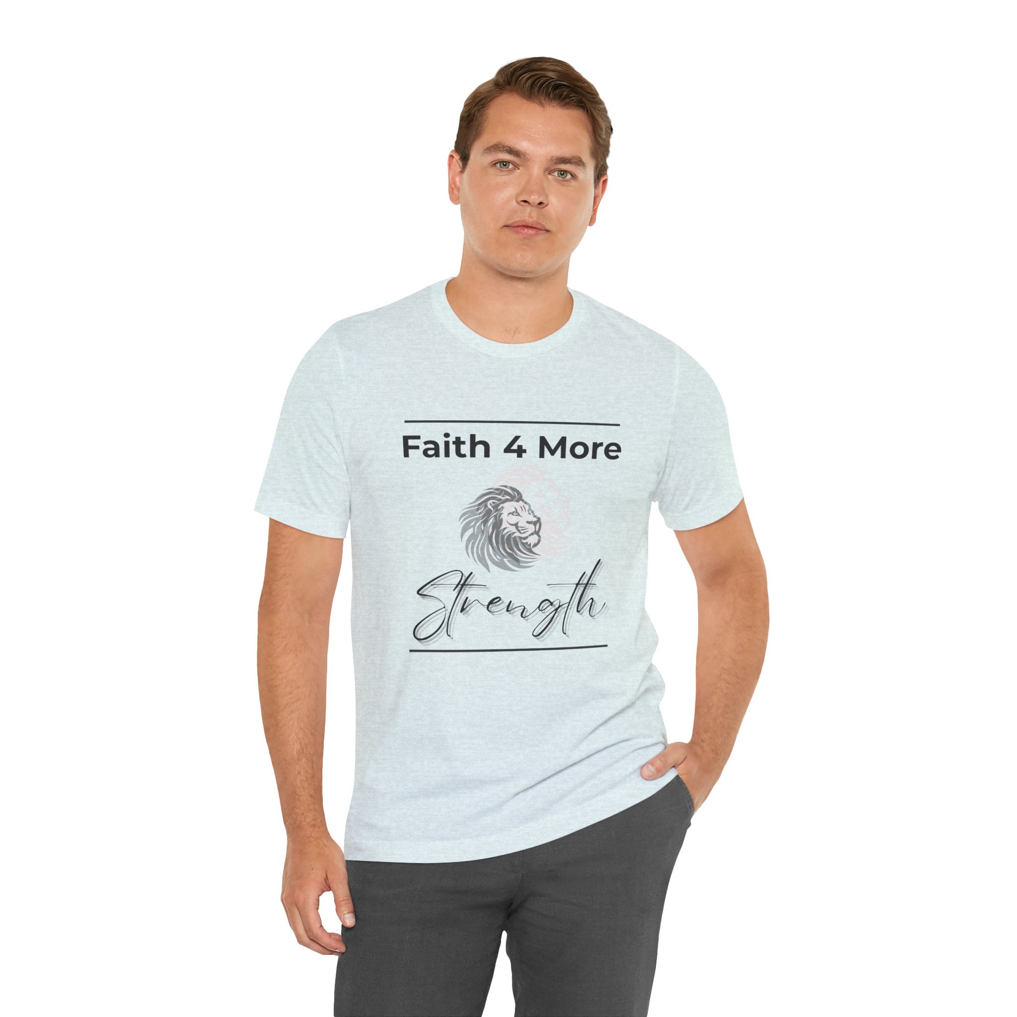 Faith 4 More Strength I — Unisex Jersey Tee  Faith 4 More HQ