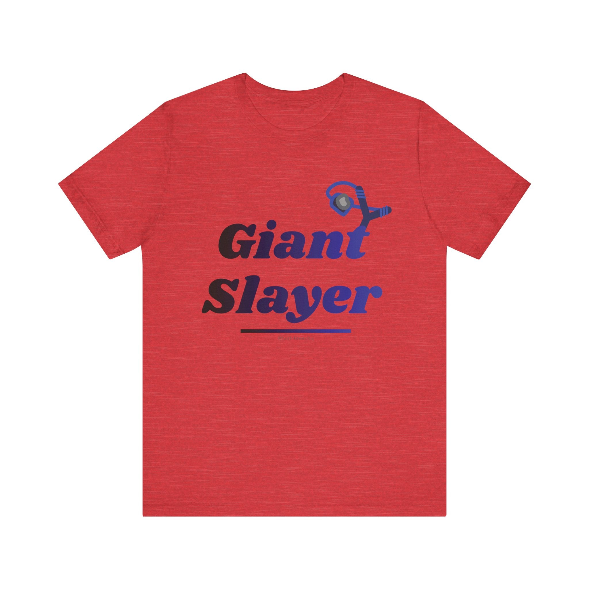 Giant Slayer II — Unisex Jersey Tee Faith 4 More HQ