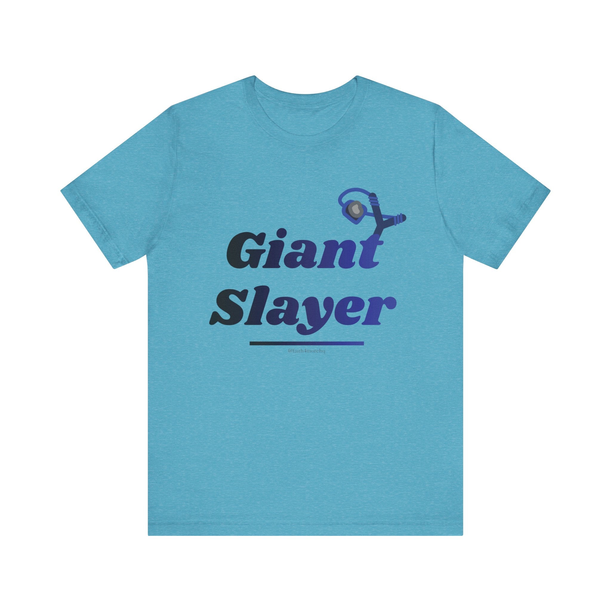Giant Slayer II — Unisex Jersey Tee Faith 4 More HQ