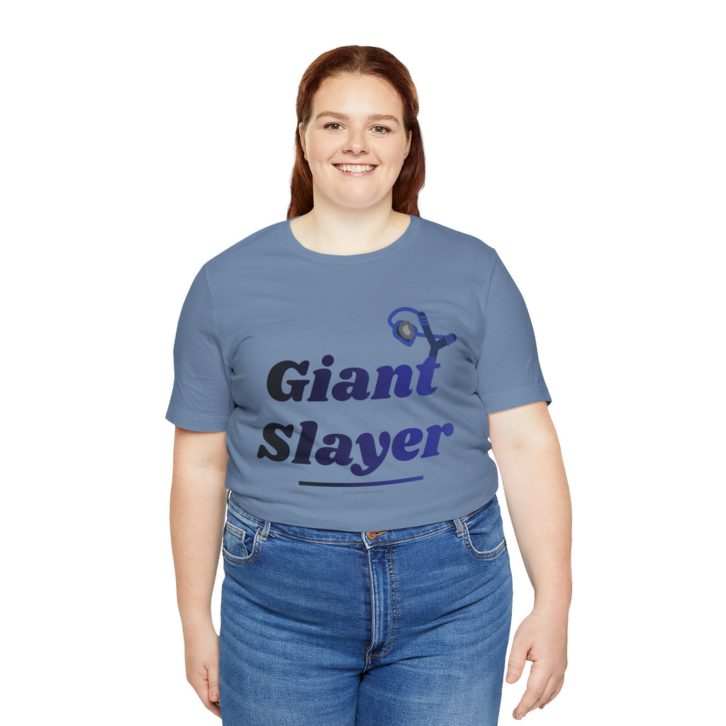 Giant Slayer II — Unisex Jersey Tee Faith 4 More HQ