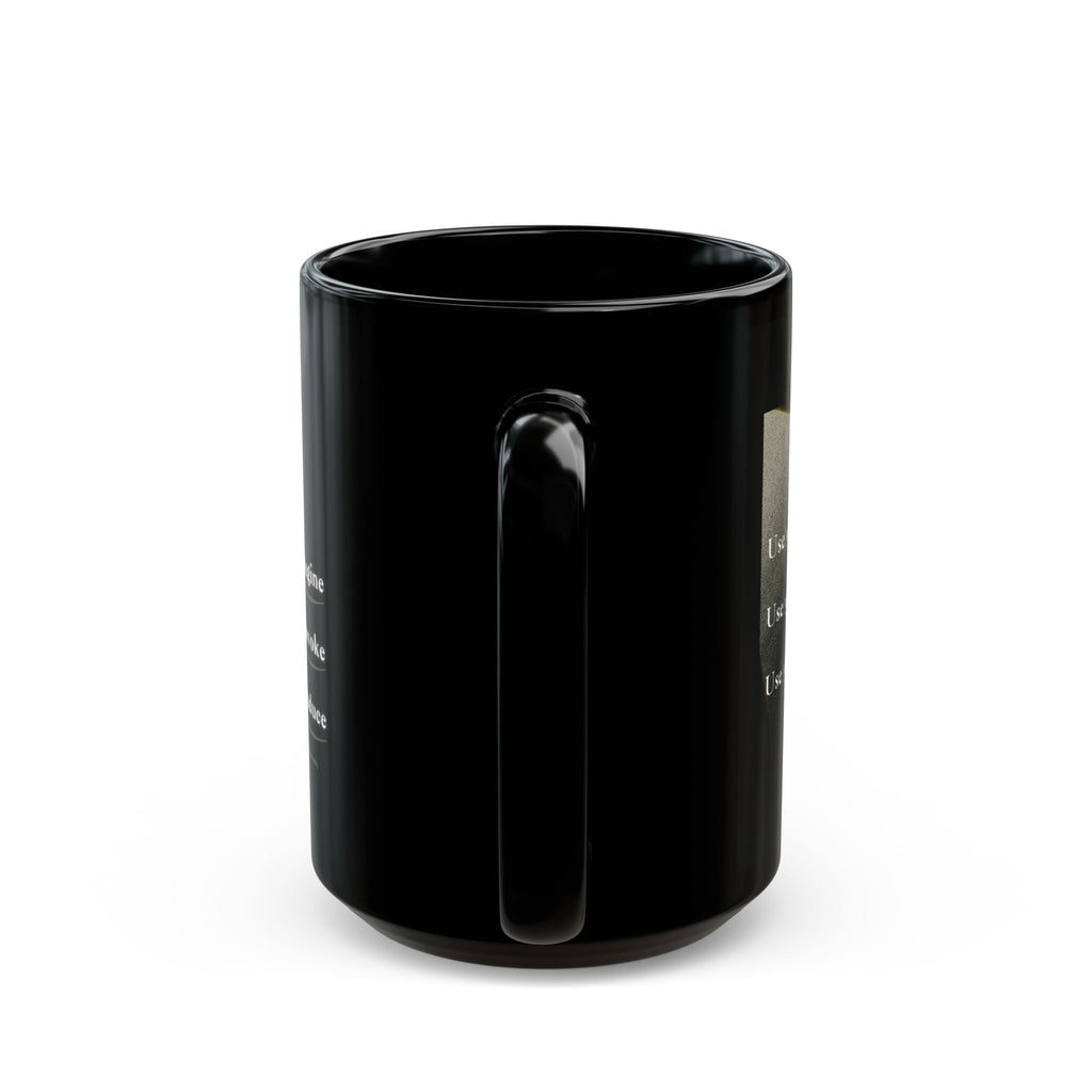 Imagine, Provoke, Produce — 11oz, 15oz Black Mug Faith 4 More HQ