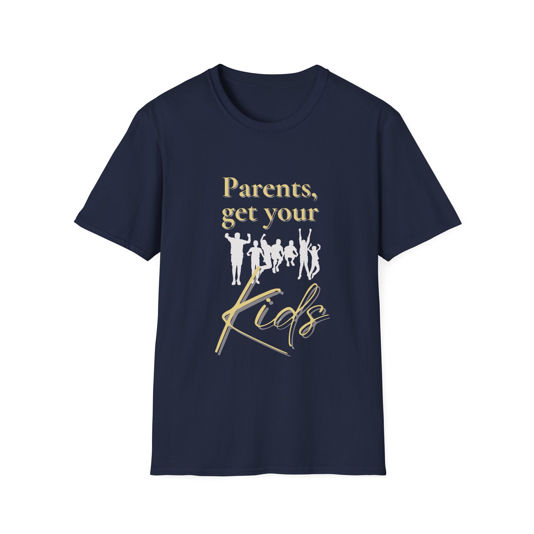 Parents Get Your Kids II — Unisex Softstyle T-Shirt  Faith 4 More HQ