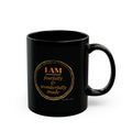 I AM fearfully & wonderfully made - 11oz Black Mug Faith 4 More HQ