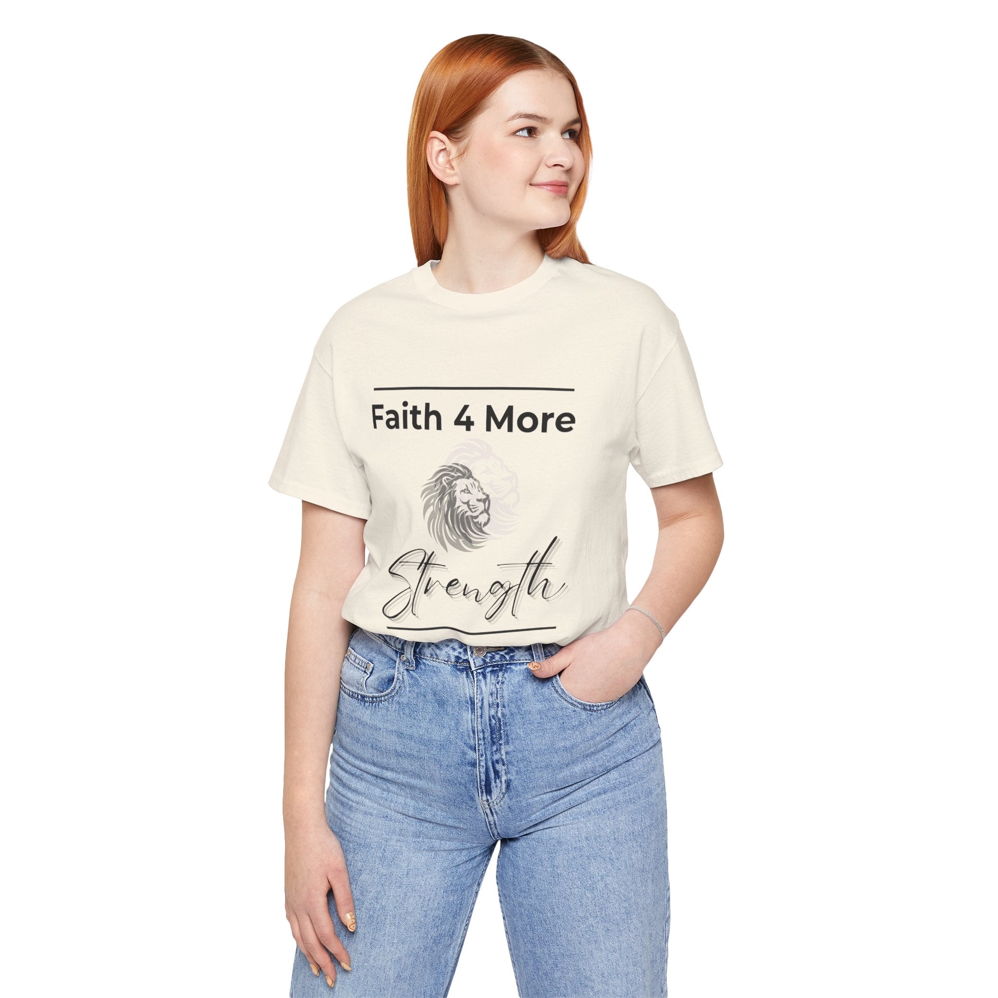 Faith 4 More Strength I — Unisex Jersey Tee  Faith 4 More HQ