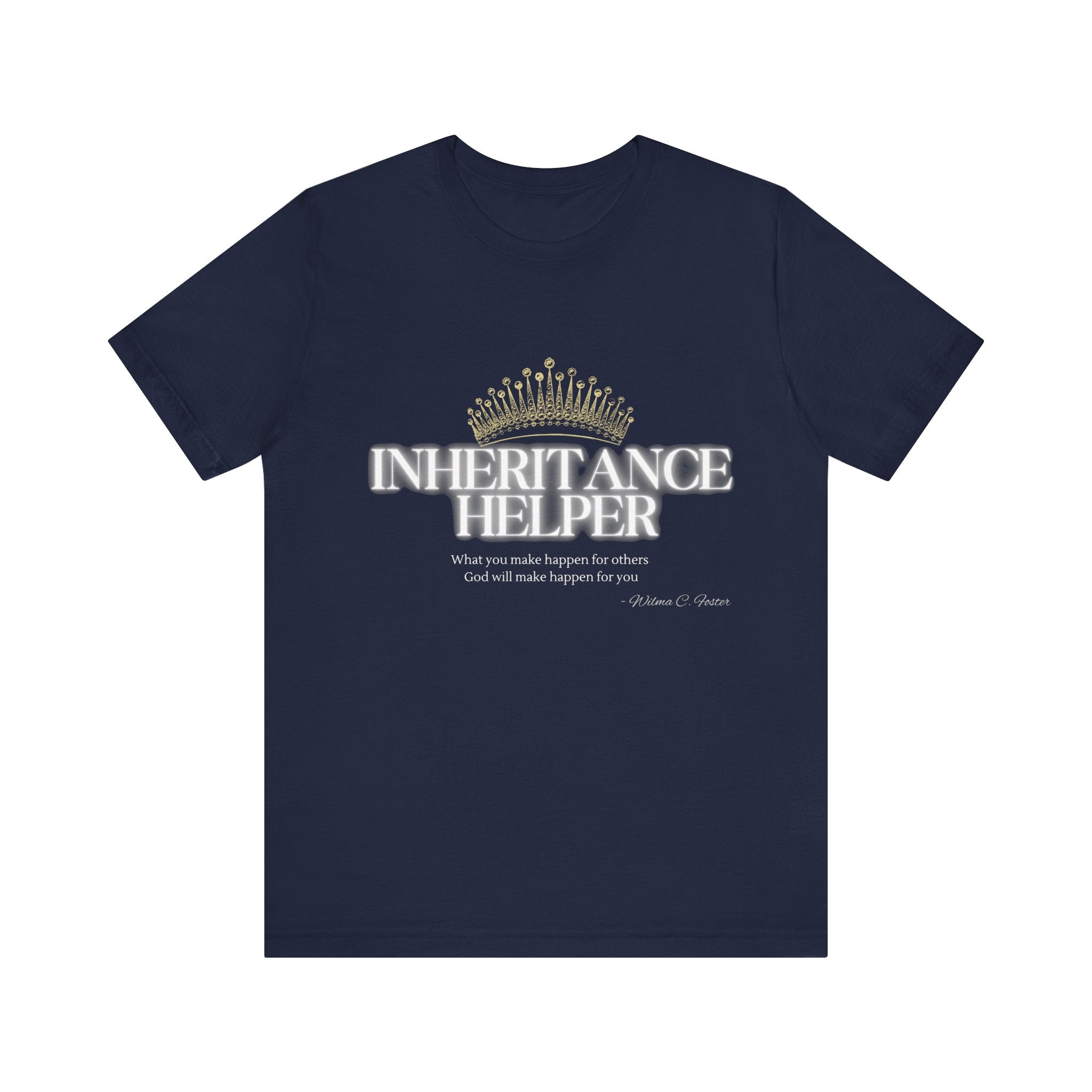 What you make happen for others — Unisex Jersey Tee Faith 4 More HQ