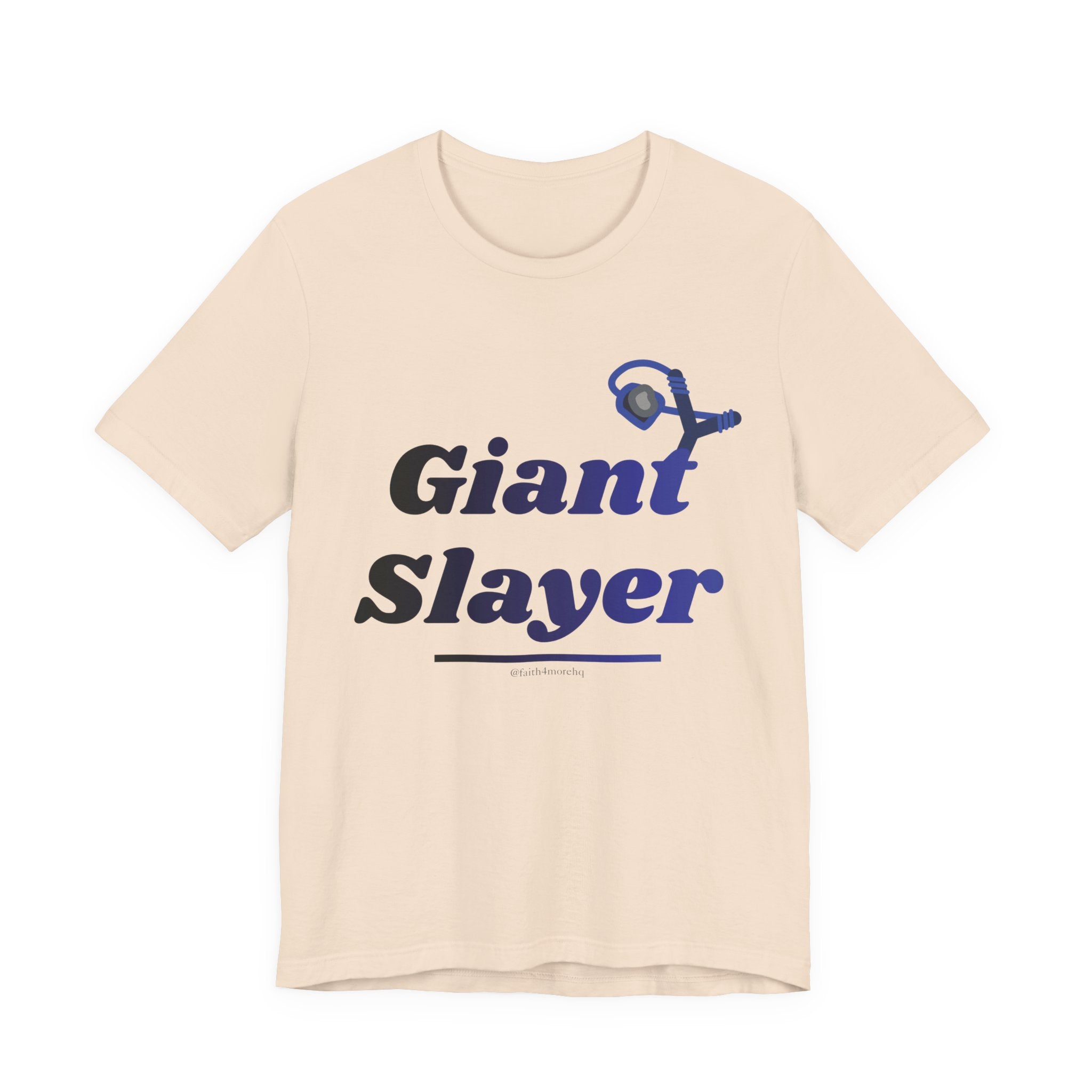 Giant Slayer II — Unisex Jersey Tee Faith 4 More HQ