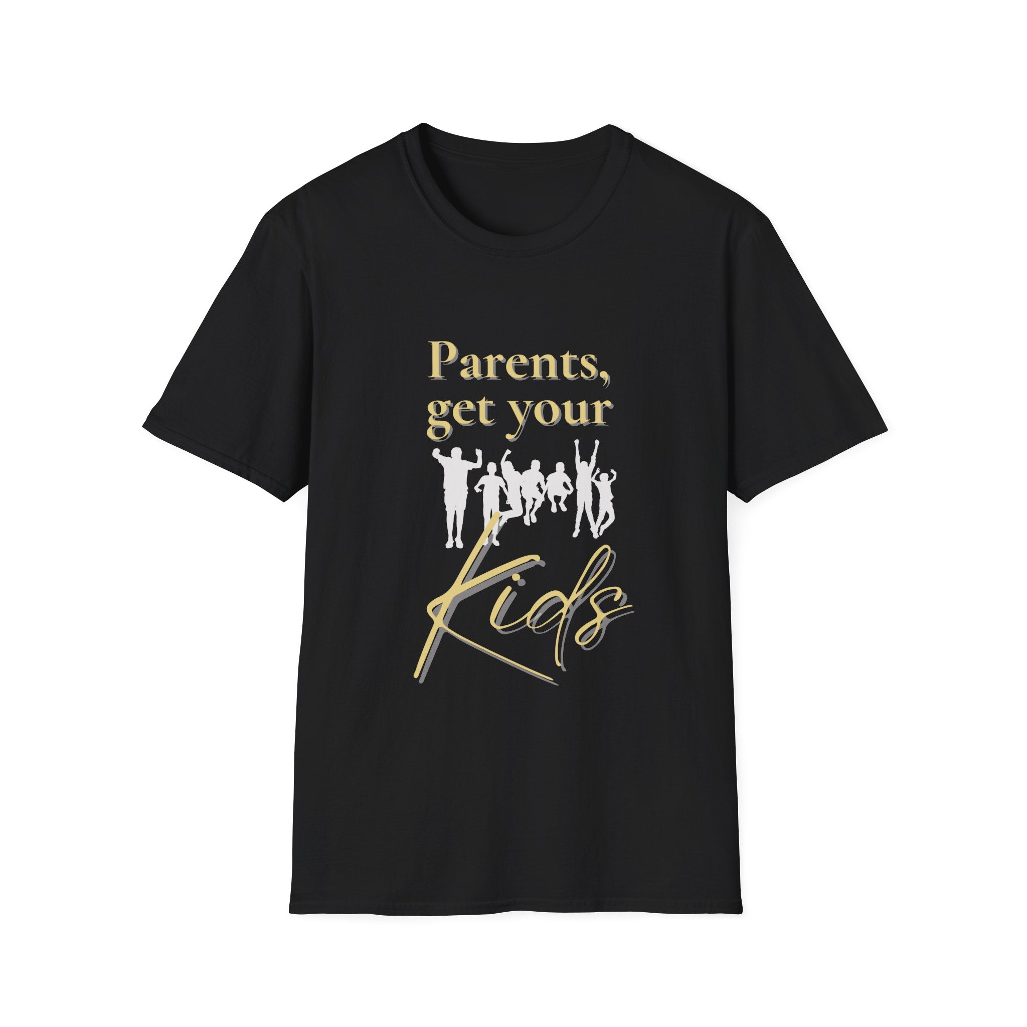 Parents Get Your Kids II — Unisex Softstyle T-Shirt  Faith 4 More HQ