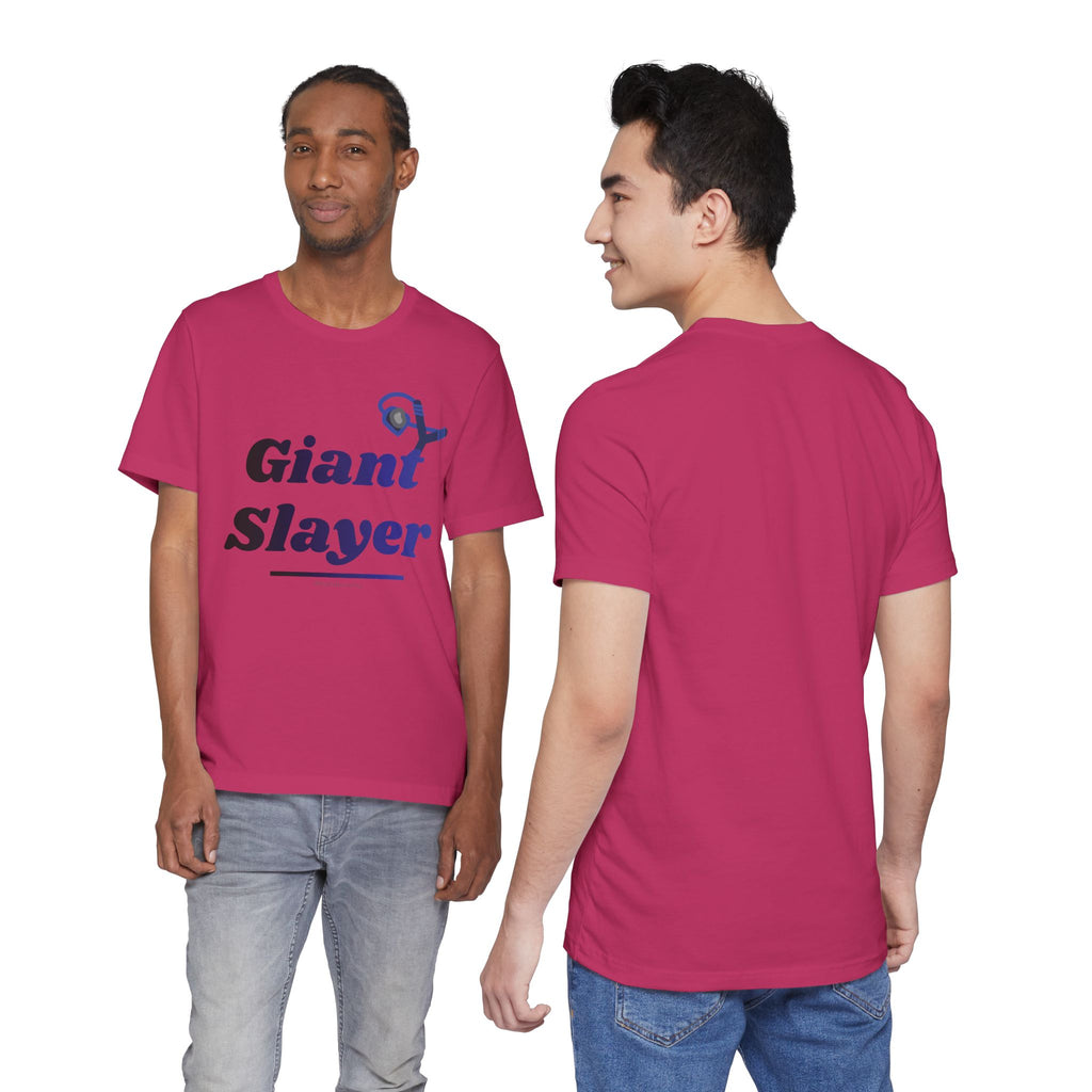 Giant Slayer II — Unisex Jersey Tee Faith 4 More HQ