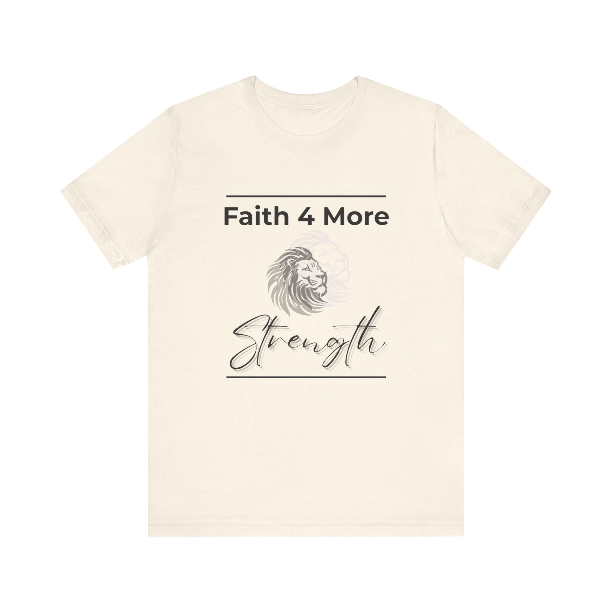 Faith 4 More Strength I — Unisex Jersey Tee  Faith 4 More HQ