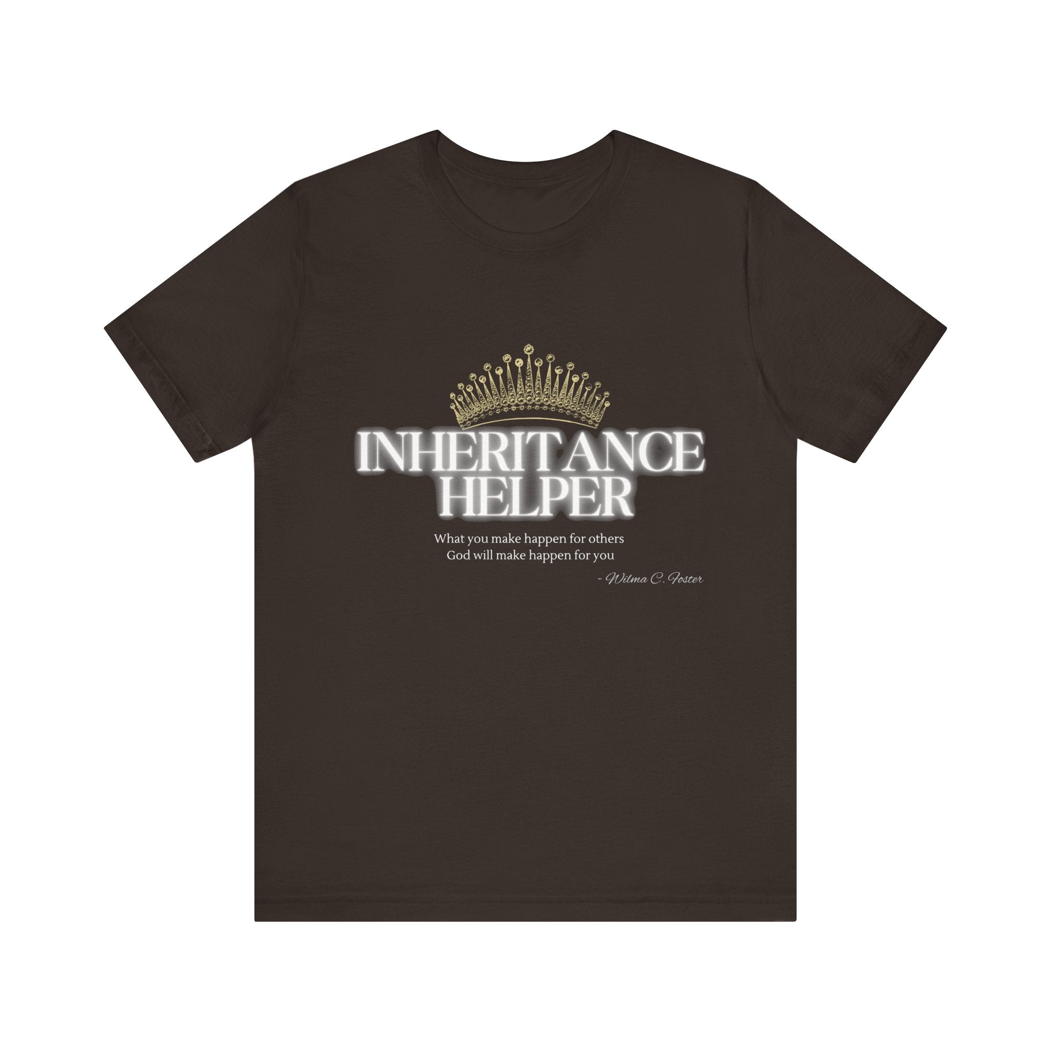 What you make happen for others — Unisex Jersey Tee Faith 4 More HQ