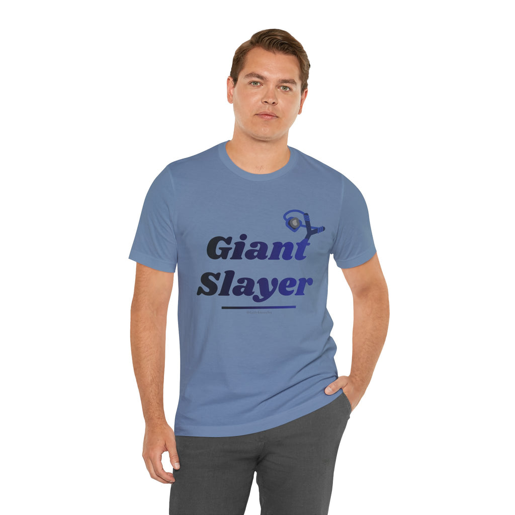 Giant Slayer II — Unisex Jersey Tee Faith 4 More HQ