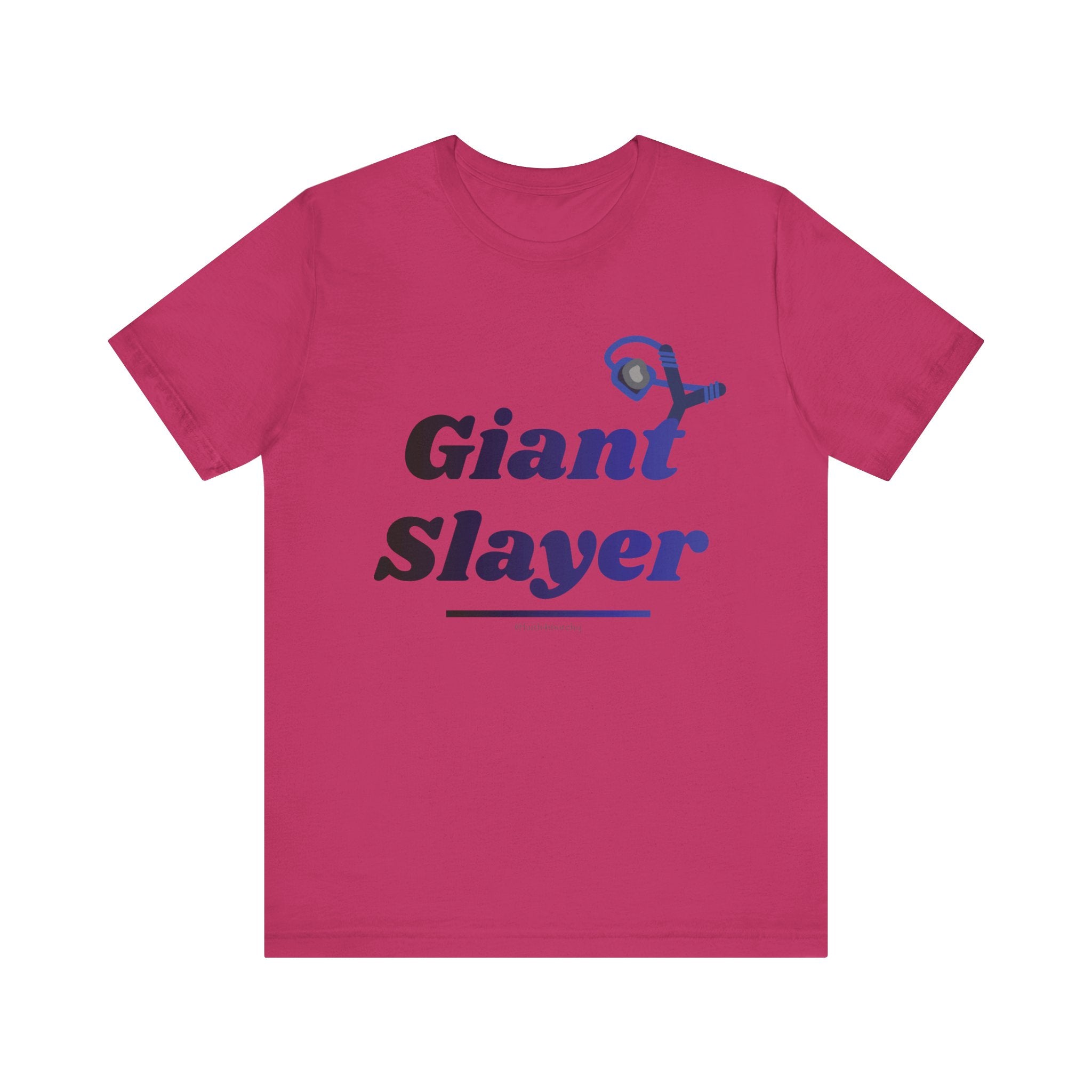 Giant Slayer II — Unisex Jersey Tee Faith 4 More HQ