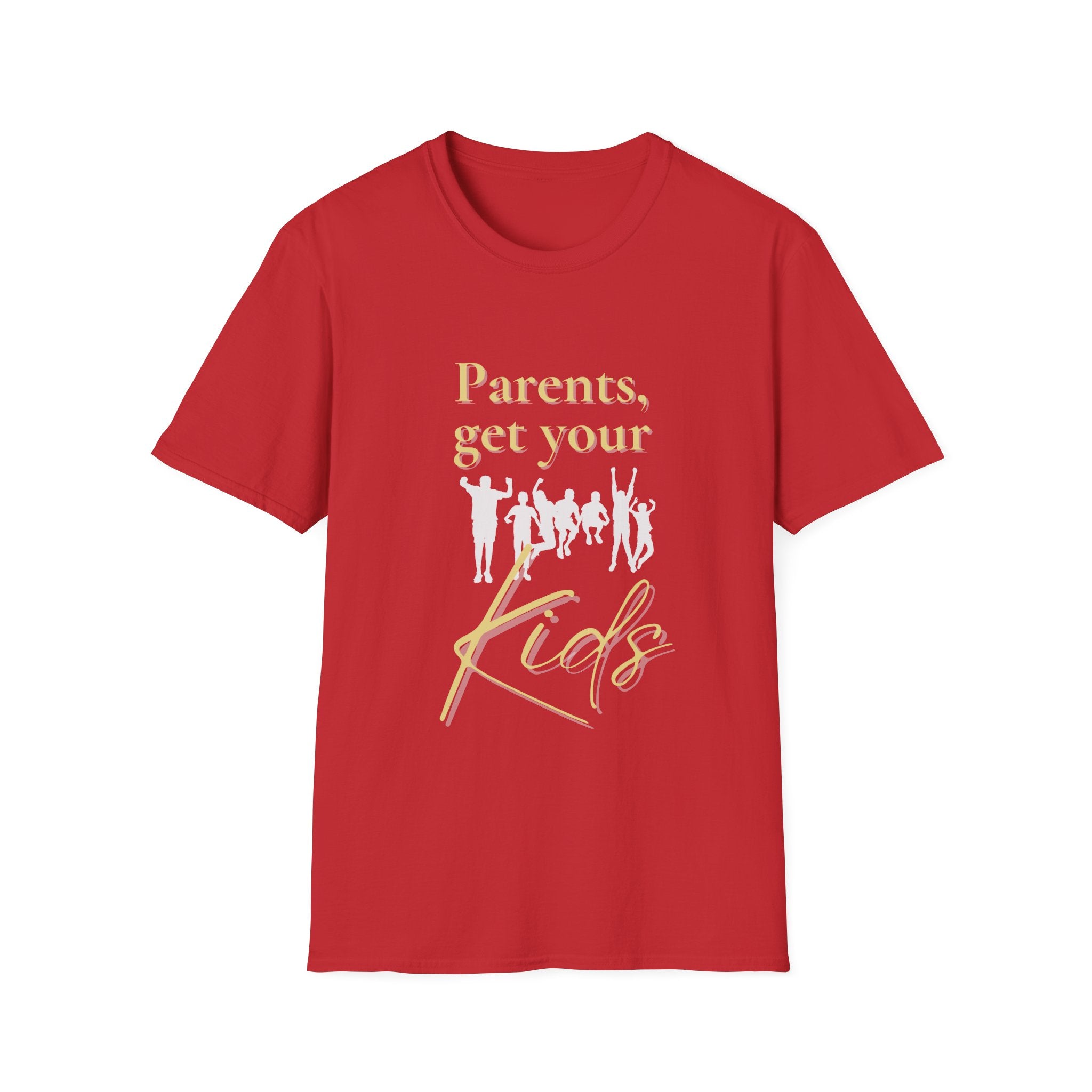 Parents Get Your Kids II — Unisex Softstyle T-Shirt  Faith 4 More HQ